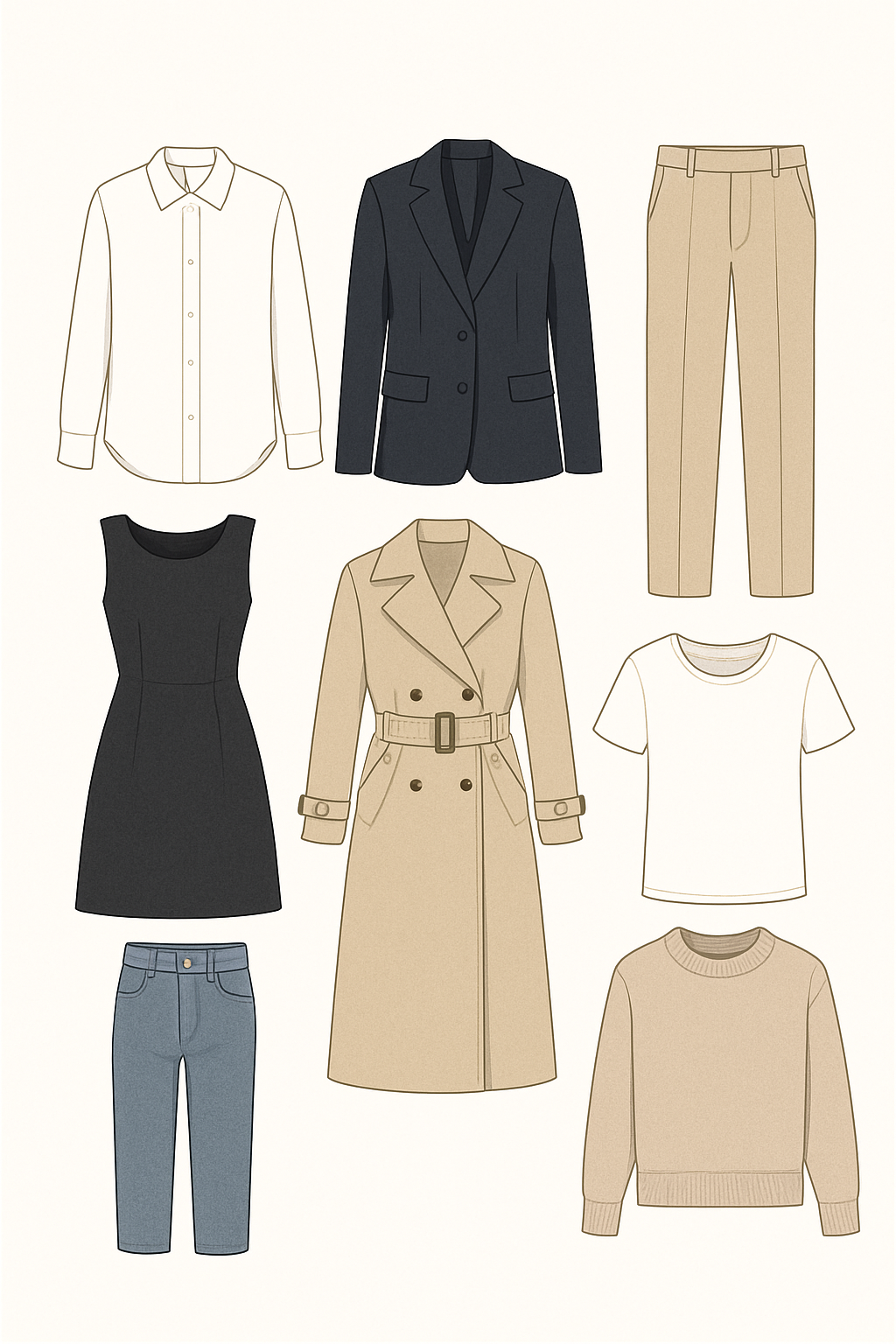 Guarda-Roupa Cápsula Essencial